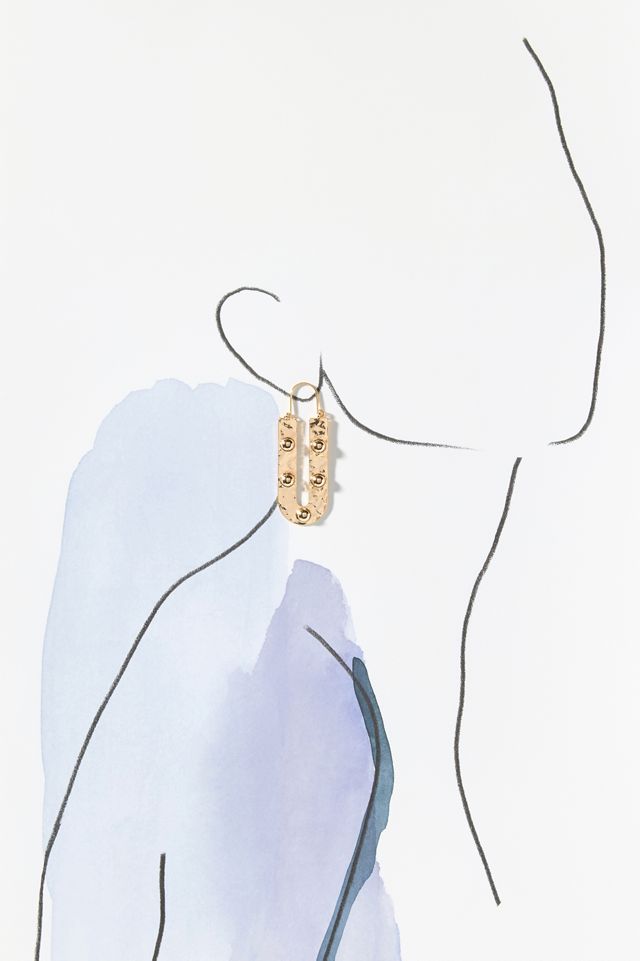 U-Shaped Spur Hoop Earrings #2