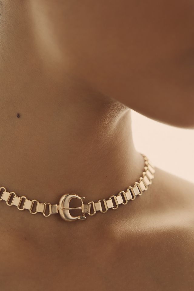 Western Buckle Necklace #3