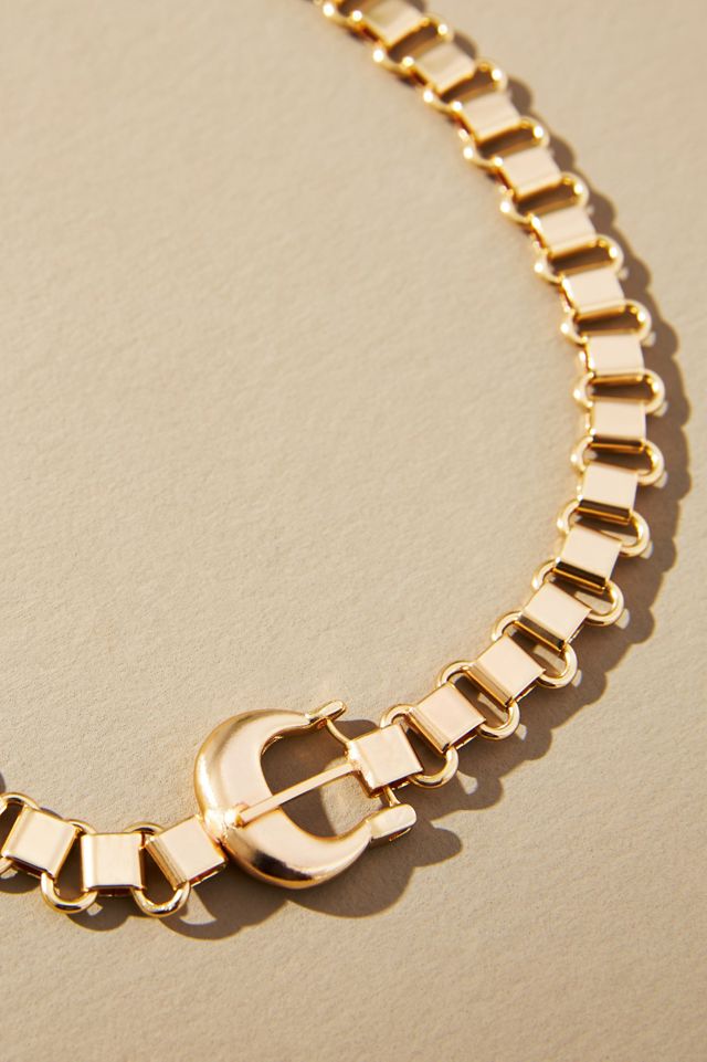 Western Buckle Necklace #2
