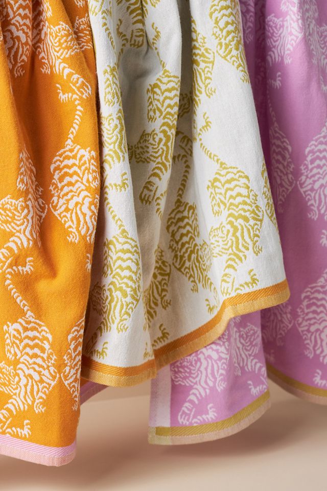 Tiger Cotton Jacquard Dish Towels, Set of 3 #1