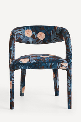 Anthropologie Frederica Velvet Hagen Dining Chair