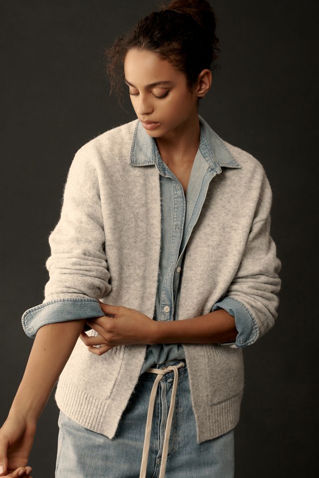 By Anthropologie Cardigan Sweater with Scarf #2