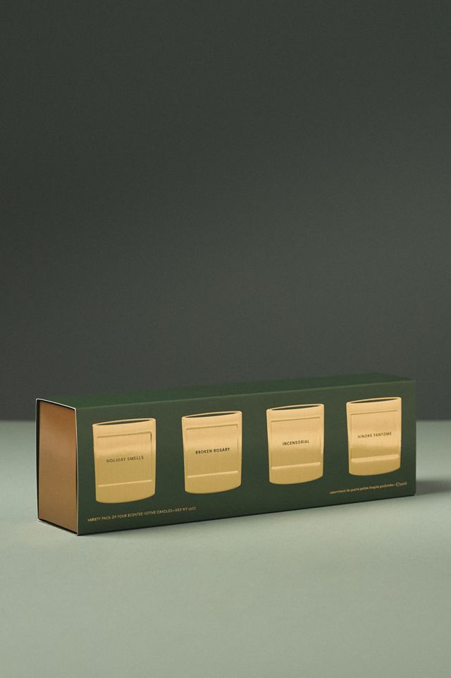 Boy Smells Holiday Votive Candle Set #1