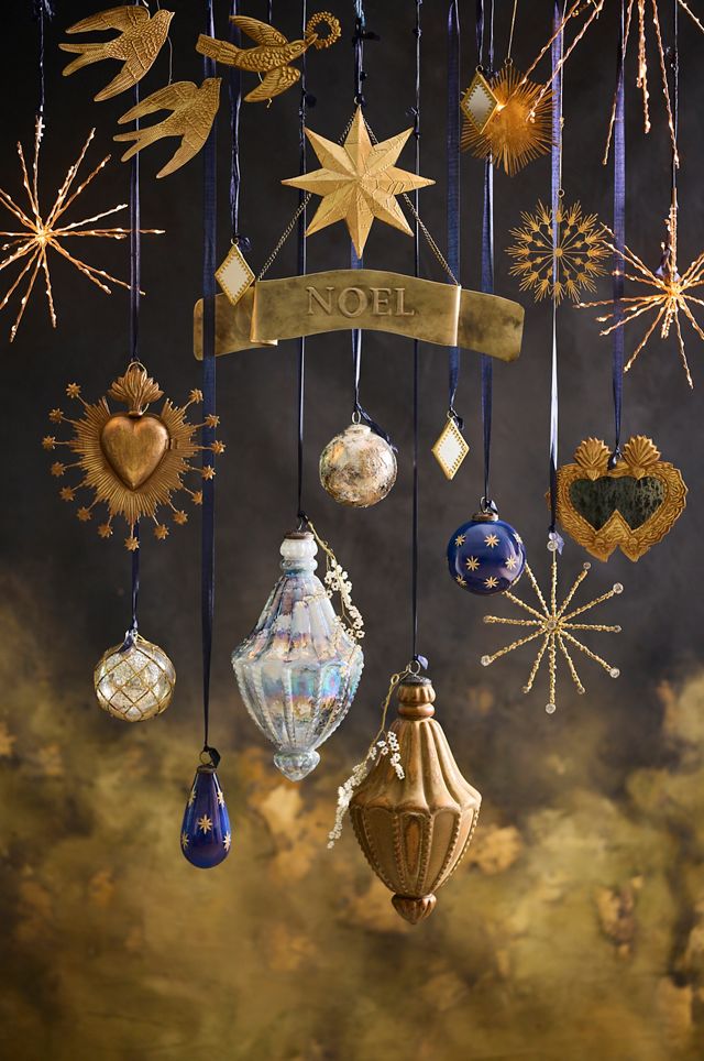 Diamond Mirror Ornaments, Set of 10 #3