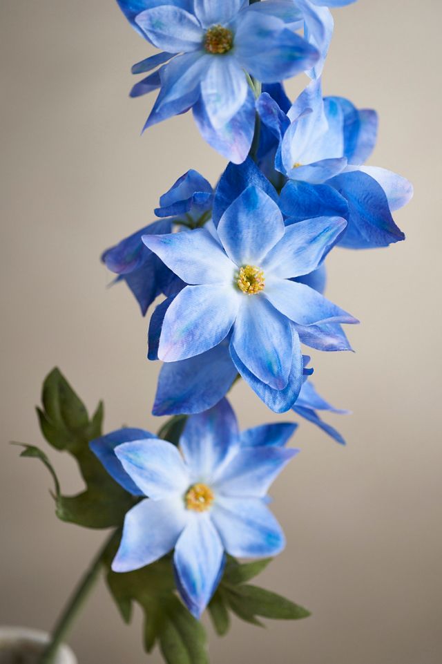 Faux Delphinium Flower Stem #1