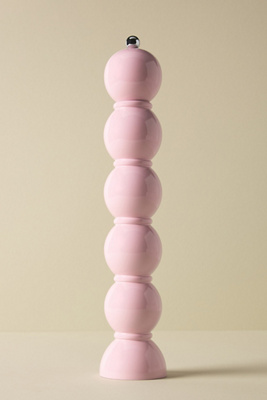 Addison Ross Eau De Nil Grande Bobbin Lacquered Salt Or Pepper Mill
