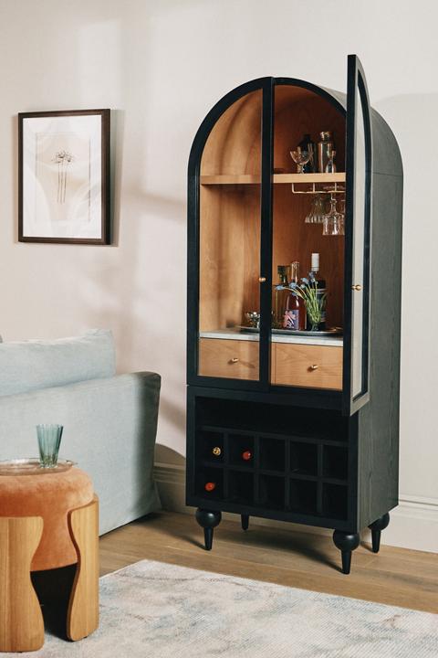 Fern 72inches Slim Bar Cabinet
