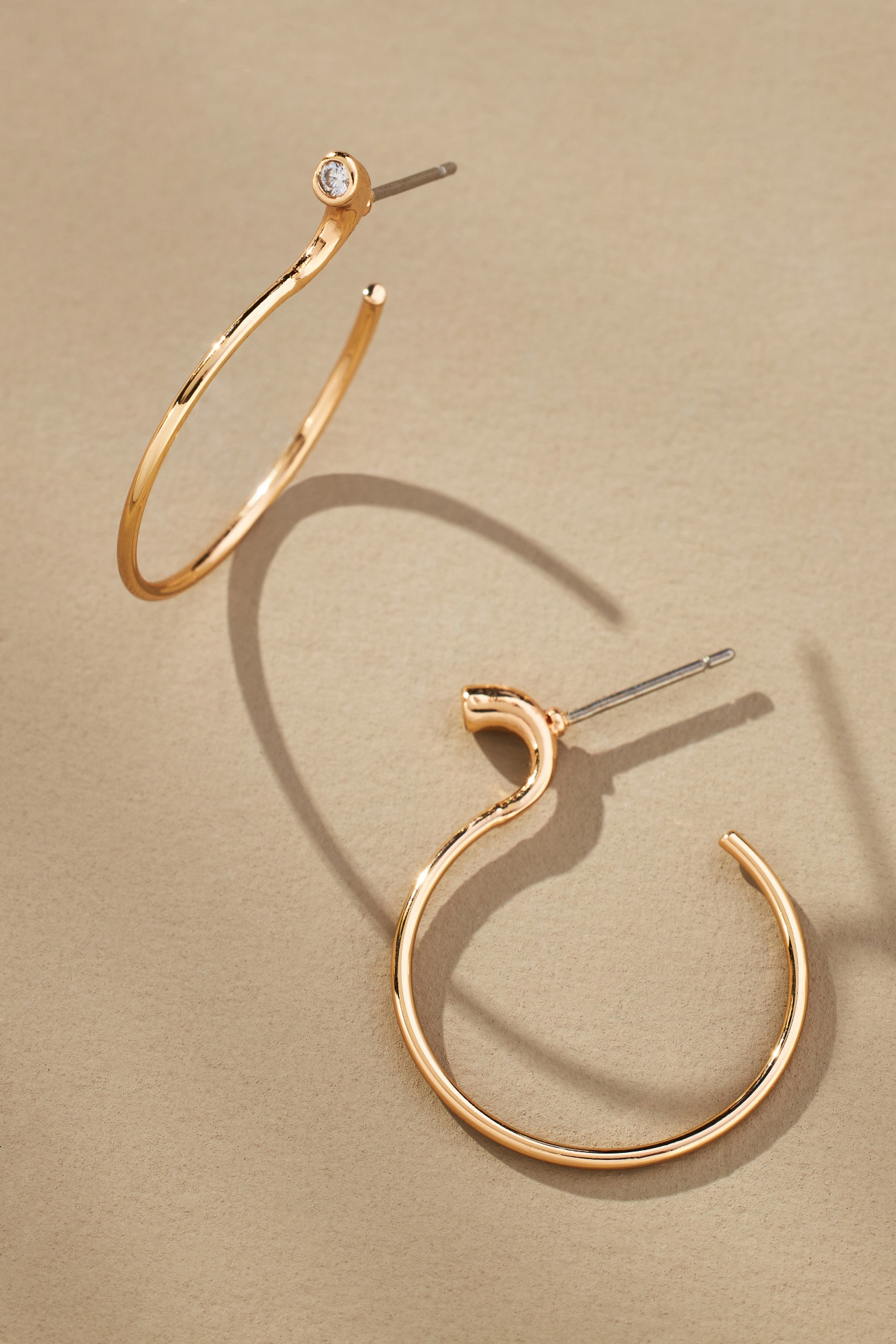 Thin Hoop Earrings