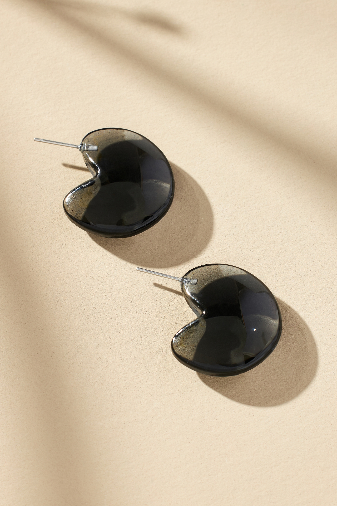 Curved Lucite Earrings