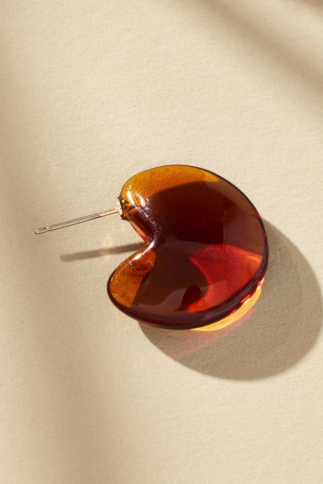Curved Lucite Earrings #2