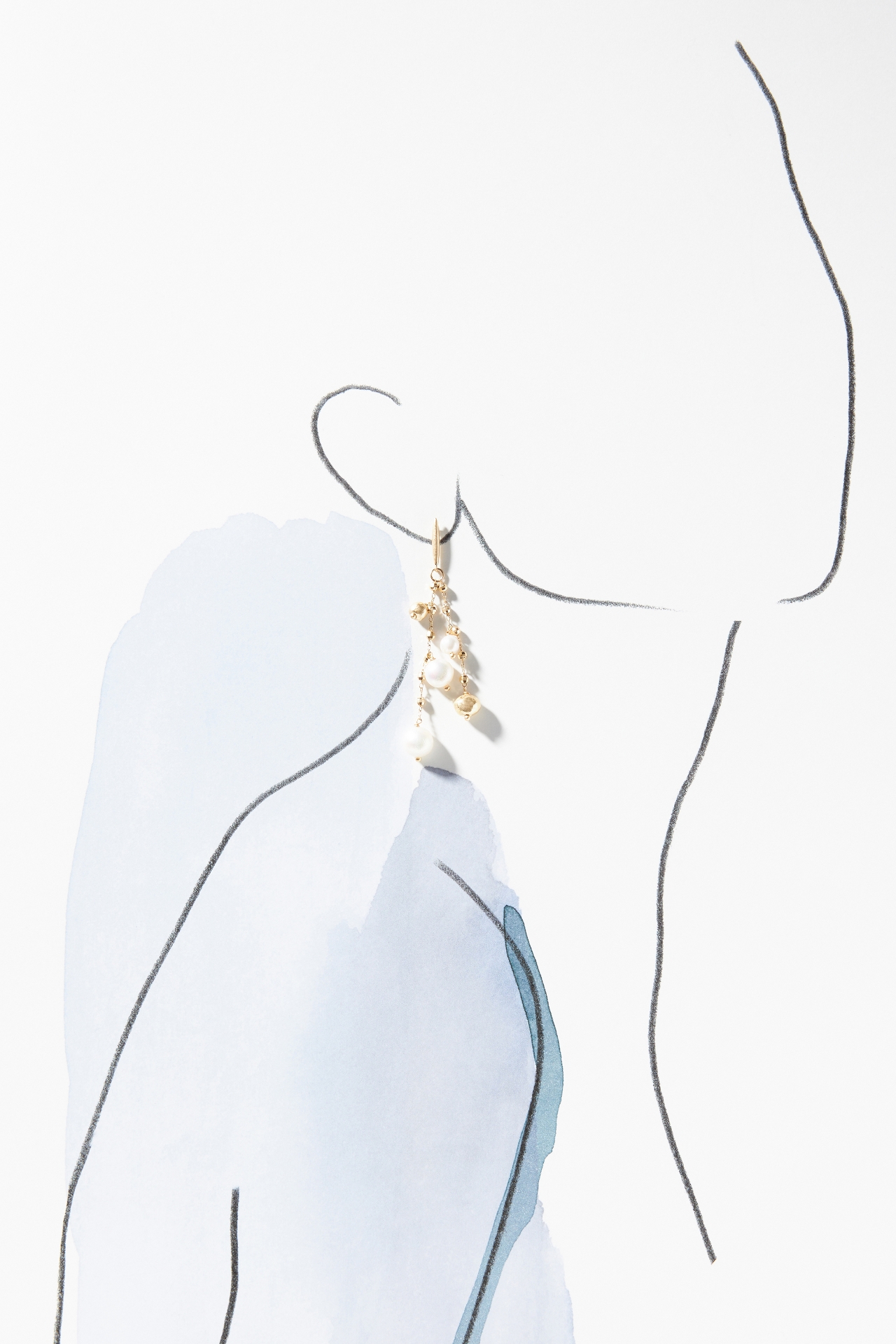 Prairie Pearl Elegant Drop Earrings