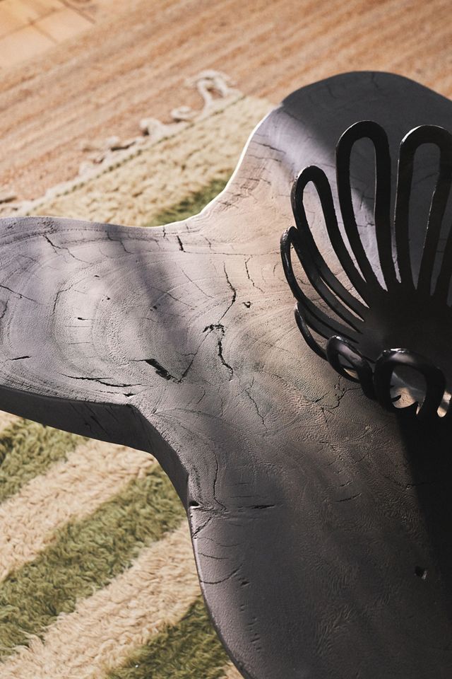 Grand Abstract Live-Edge Coffee Table #5