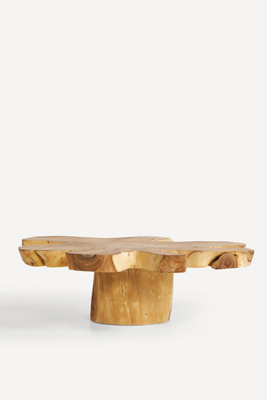 Anthropologie Grand Abstract Live-edge Coffee Table