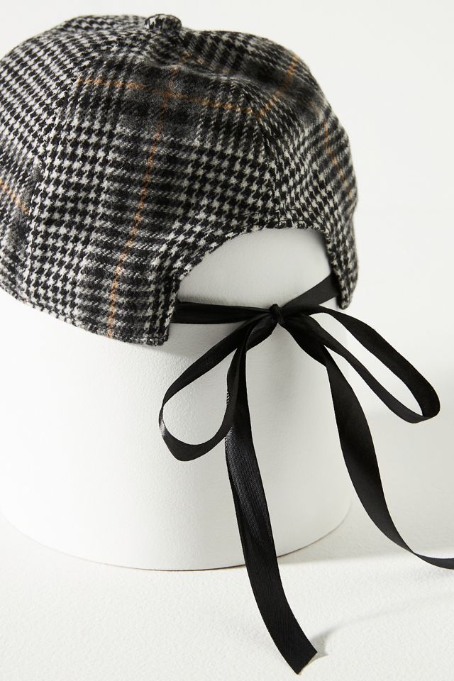 Plaid Bow Baseball Cap #3