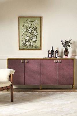 Autumn Rectangular 72" Shagreen Sideboard