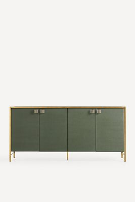 Anthropologie Autumn Rectangular 72" Shagreen Sideboard