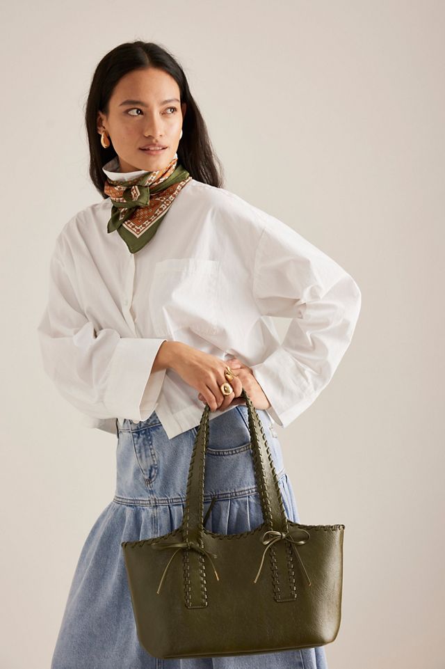 Melie Bianco Whipstitch Tote Bag #1