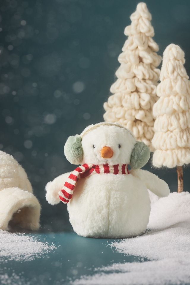 Mon Ami Christmas Chilly Snowman Kids Plush Toy | AnthroLiving