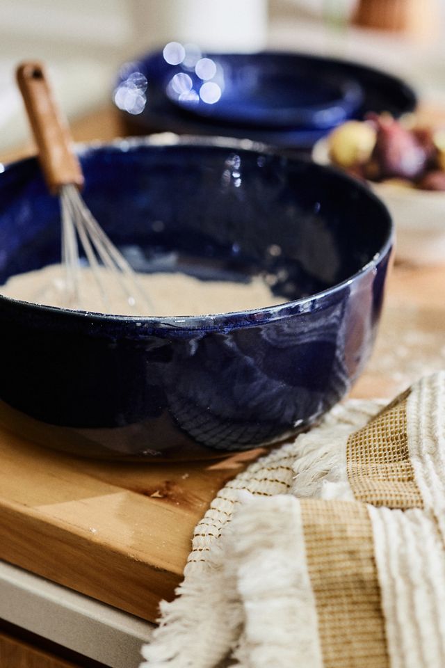 The Rowen Portuguese Stoneware Large Serving Bowl #4