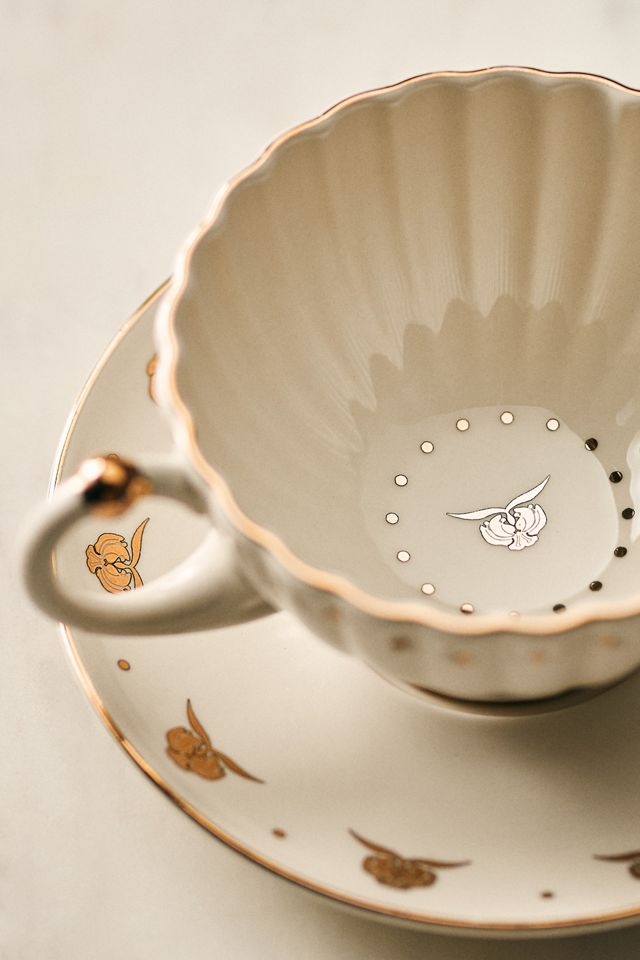 The Met x Anthropologie Stoneware Teacup & Saucer Set #2