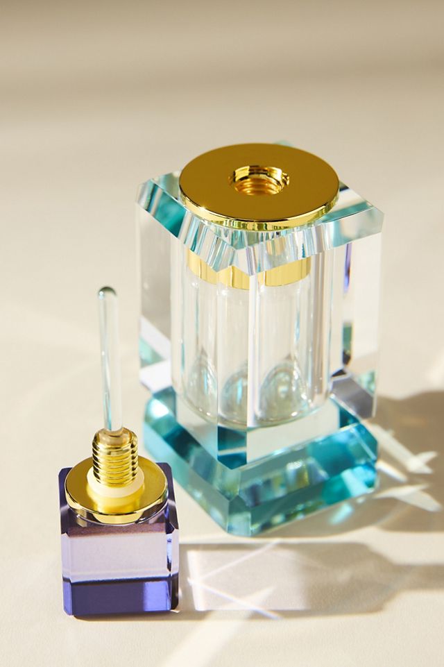 Cut Glass Perfume Bottle #1
