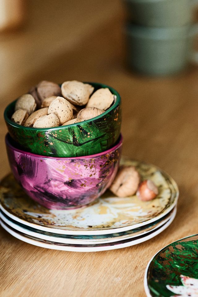 Mia Stoneware Nut Bowl #6