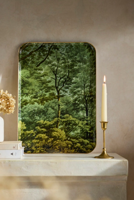 Terrain Printed Archival Tray, Extra Large In Green