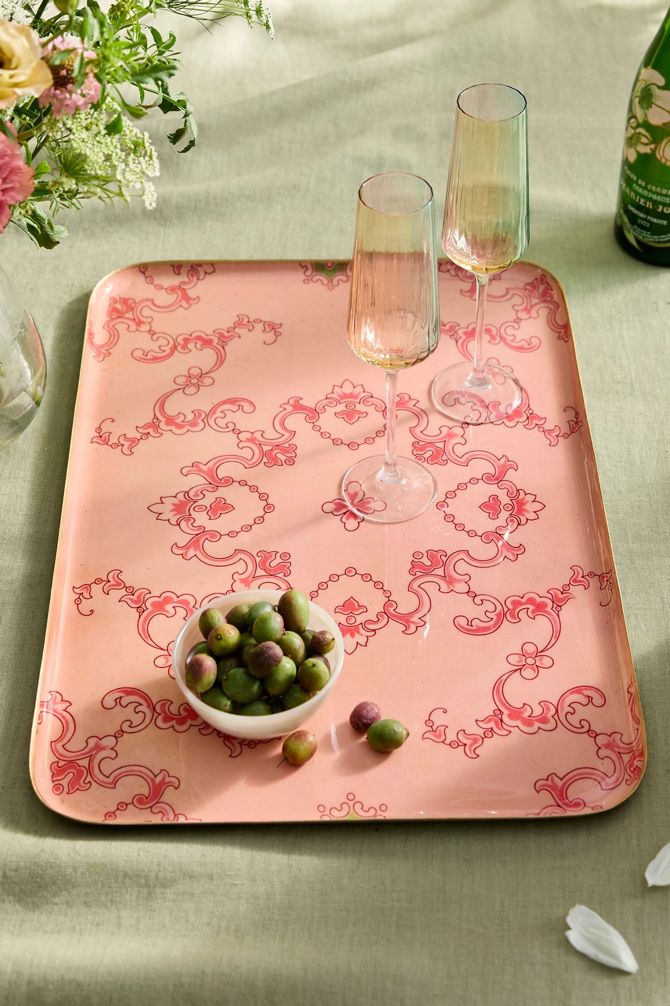 Printed Archival Tray, Extra Large - Pink, XL