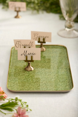 Printed Archival Tray, Large, Green