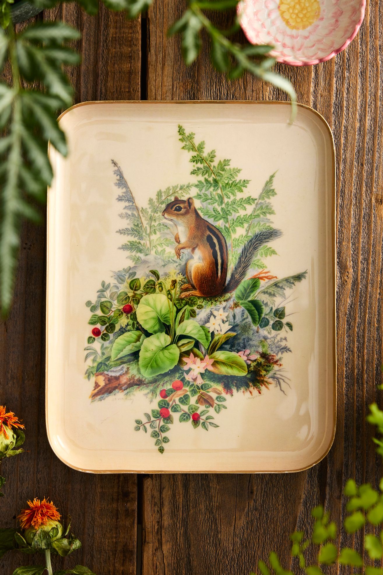 Printed Archival Tray, Small - Chocolate, One Size