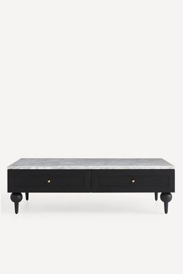 The Fern Marble Top Executive Desk