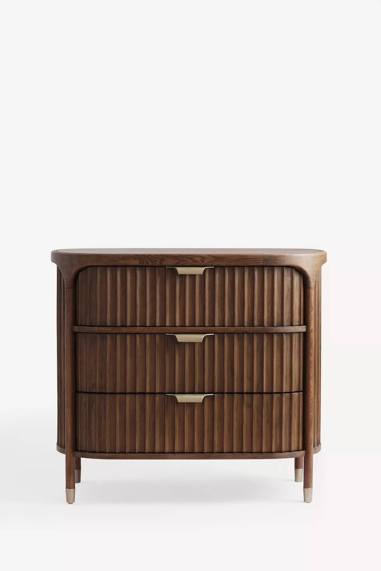 Isla Fluted-Wood 3-Drawer Dresser | Stylish Storage