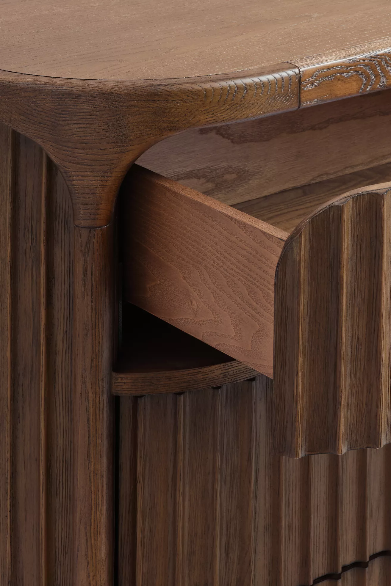 Isla Fluted-Wood 3-Drawer Dresser | Stylish Storage