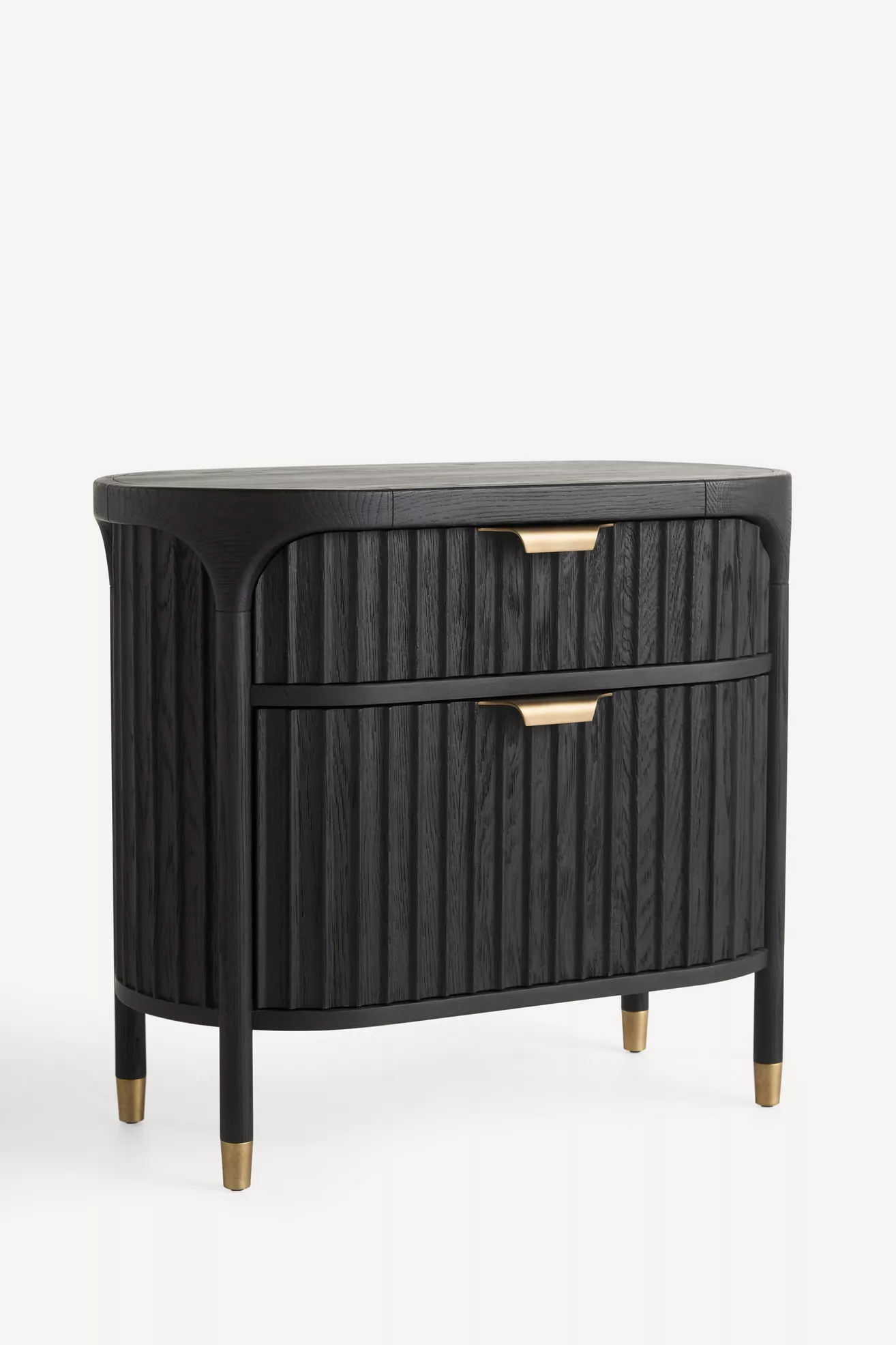 The Isla 30"  Fluted-Wood Nightstand - thumbnail 10