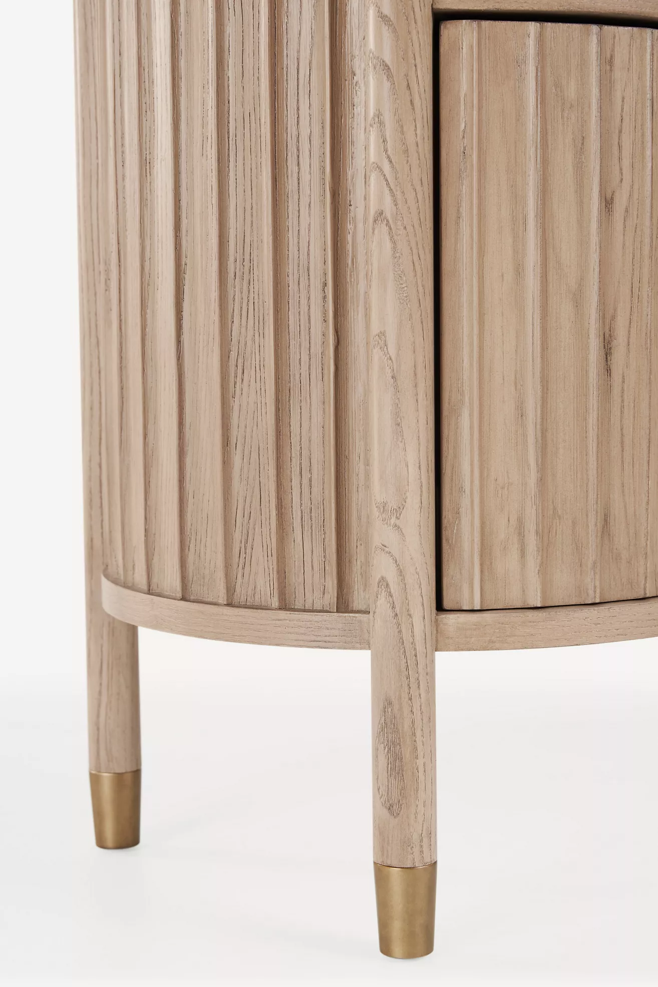 The Isla 30"  Fluted-Wood Nightstand - thumbnail 8