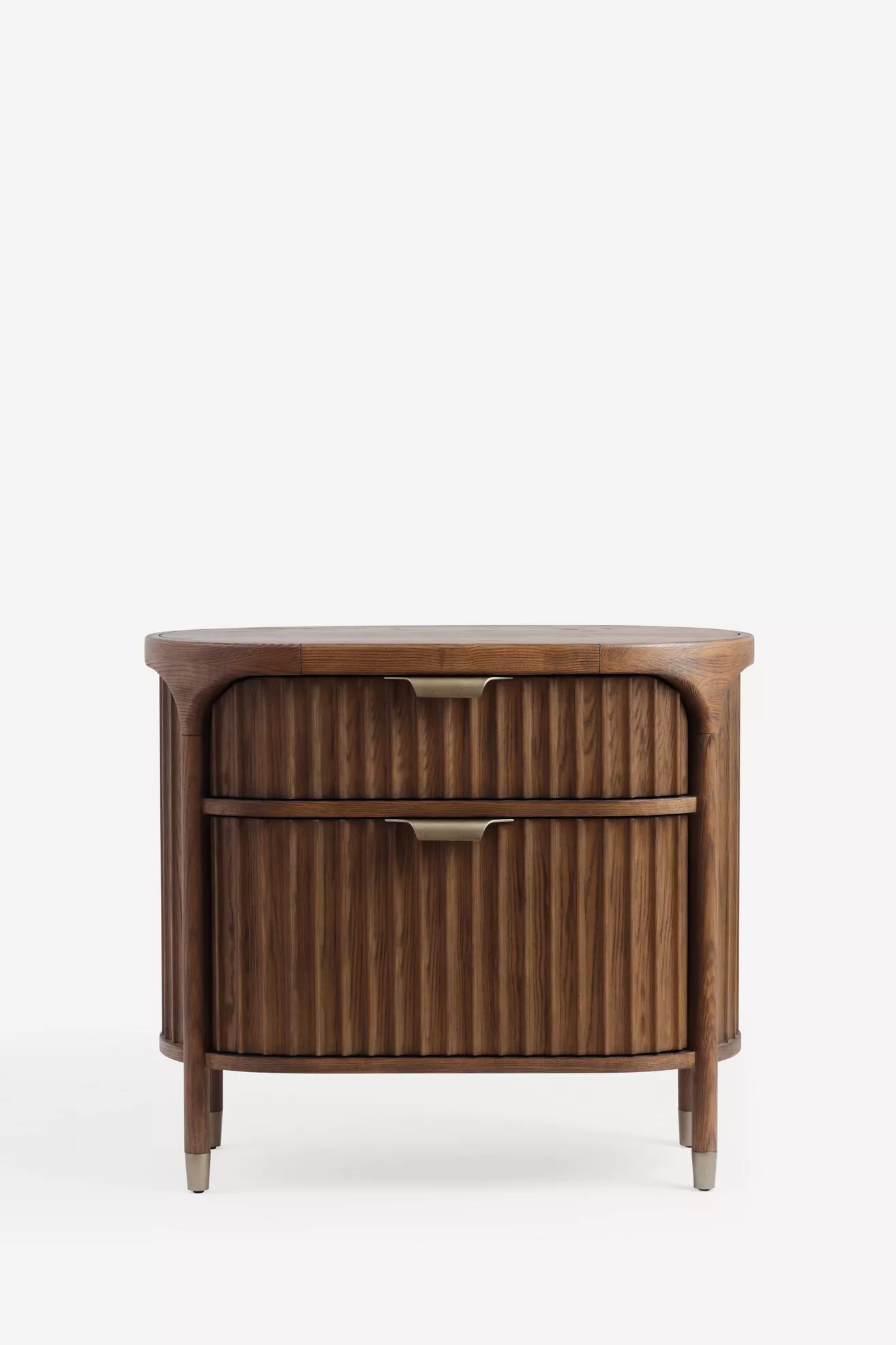 The Isla 30"  Fluted-Wood Nightstand
