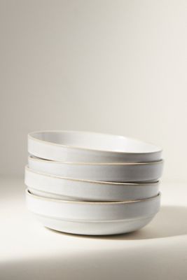 Rowen Portuguese Stoneware Pasta Bowls, Set of 4