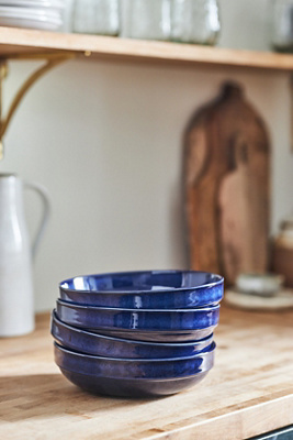 The Rowen Portuguese Stoneware Pasta Bowls, Set of 4