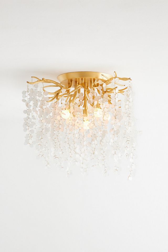Genoa Glass Semi-Flush Mount #1