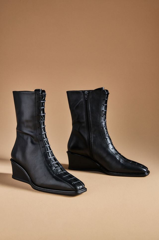 Vagabond Aino Wedge Lace-Up Boots #1