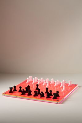 Acrylic 2D Chess Board Game