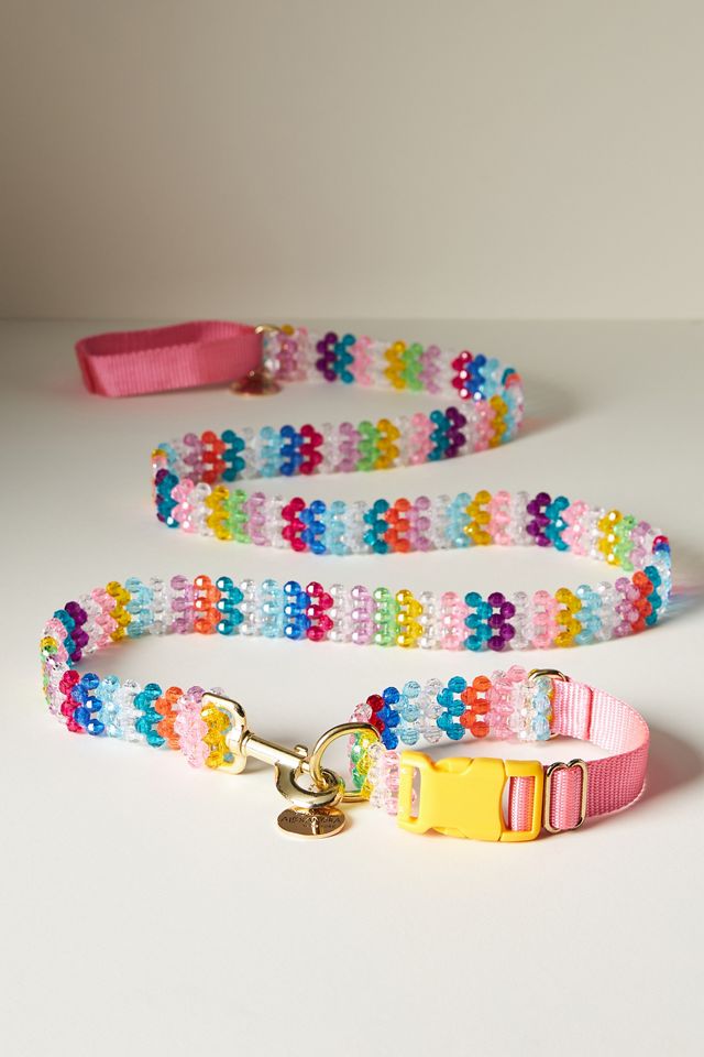 Susan Alexandra Beaded Walk Leash & Collar Bundle #1