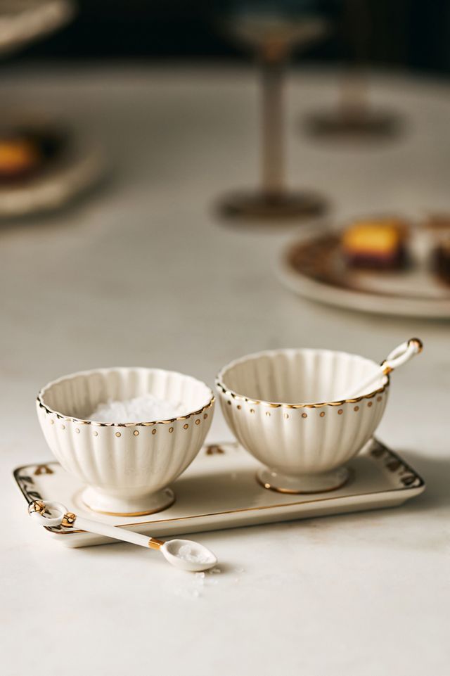 The Met x Anthropologie Stoneware Salt & Pepper Cellar Set #1