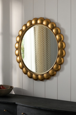 Hattie Round Wall Mirror - Thumbnail 2