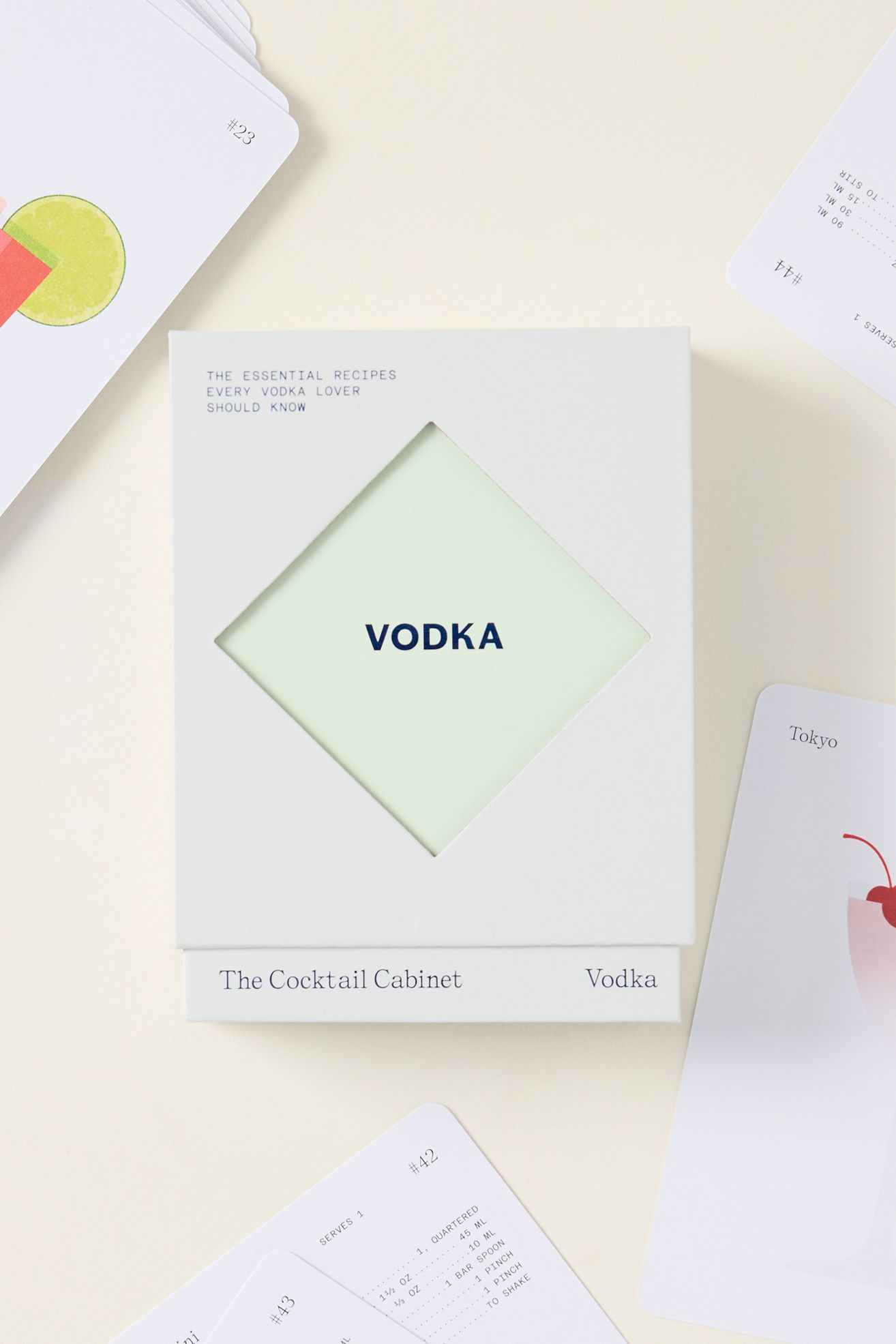 The Cocktail Cabinet: 50 Cocktail Recipes Card Deck - Vodka, One Size