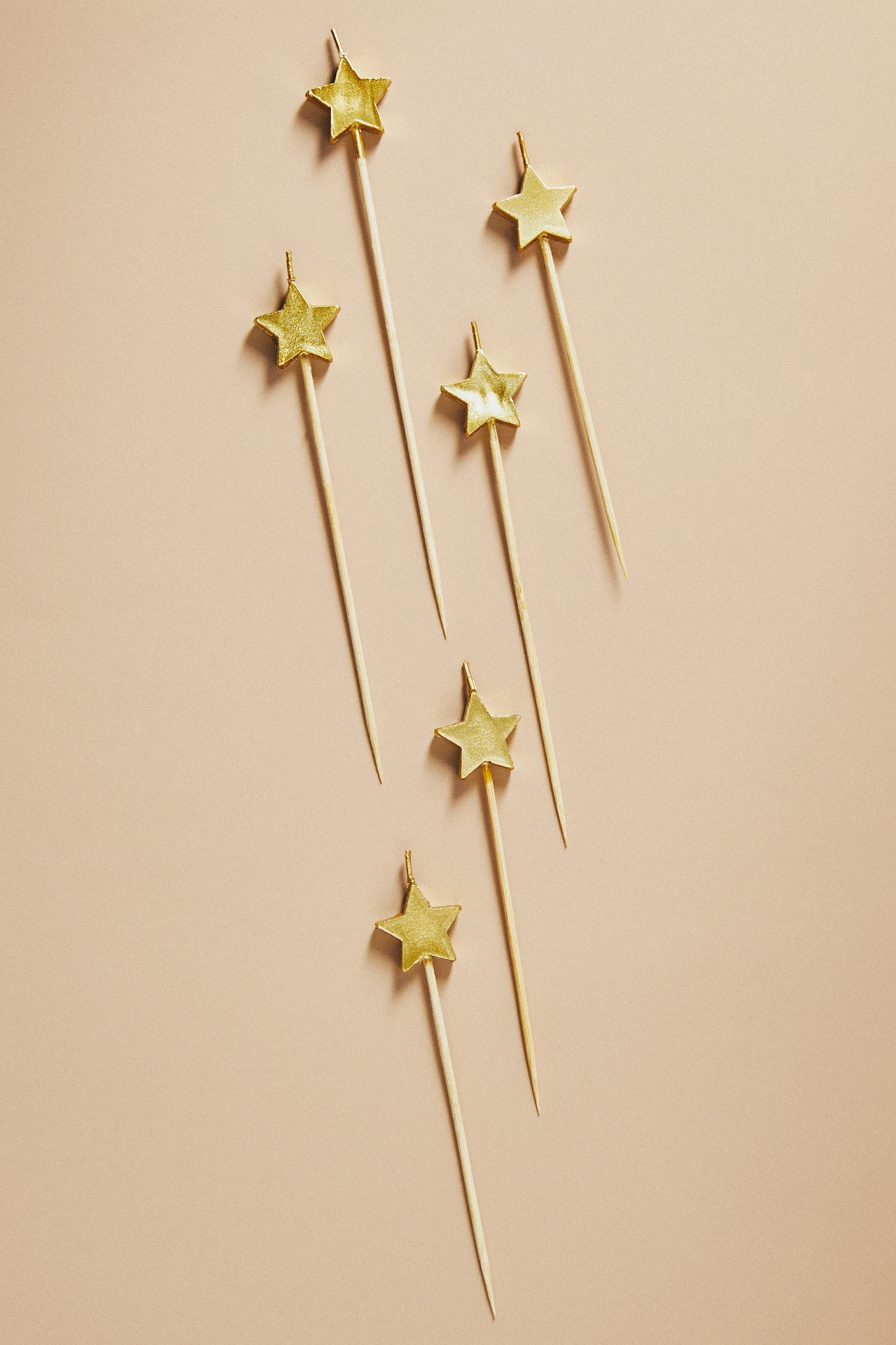 Meri Meri Gold Star Candles