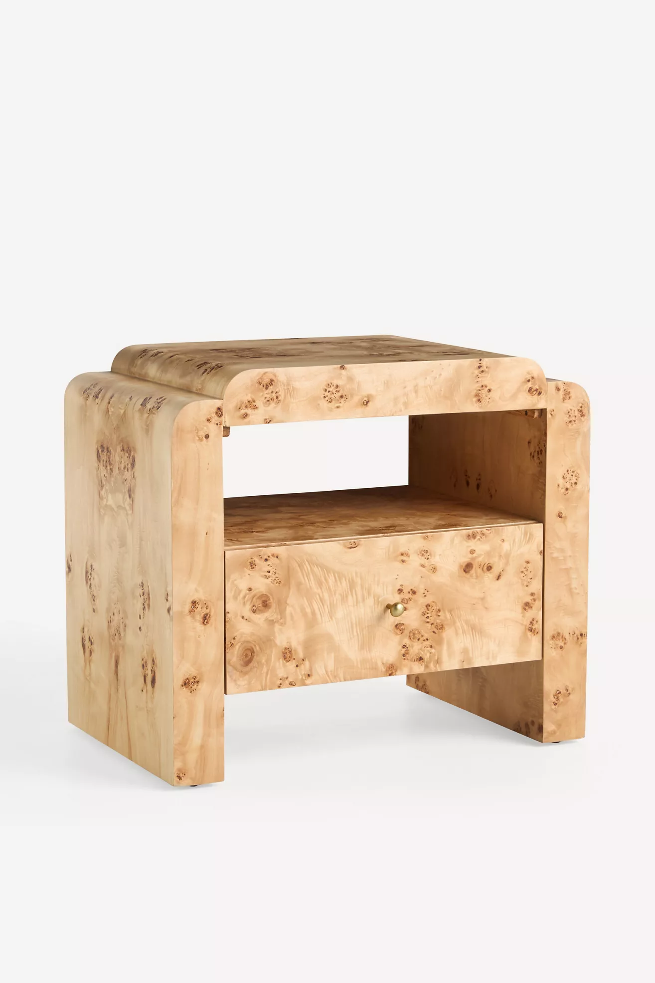 Shura Large Burl Nightstand - thumbnail 2