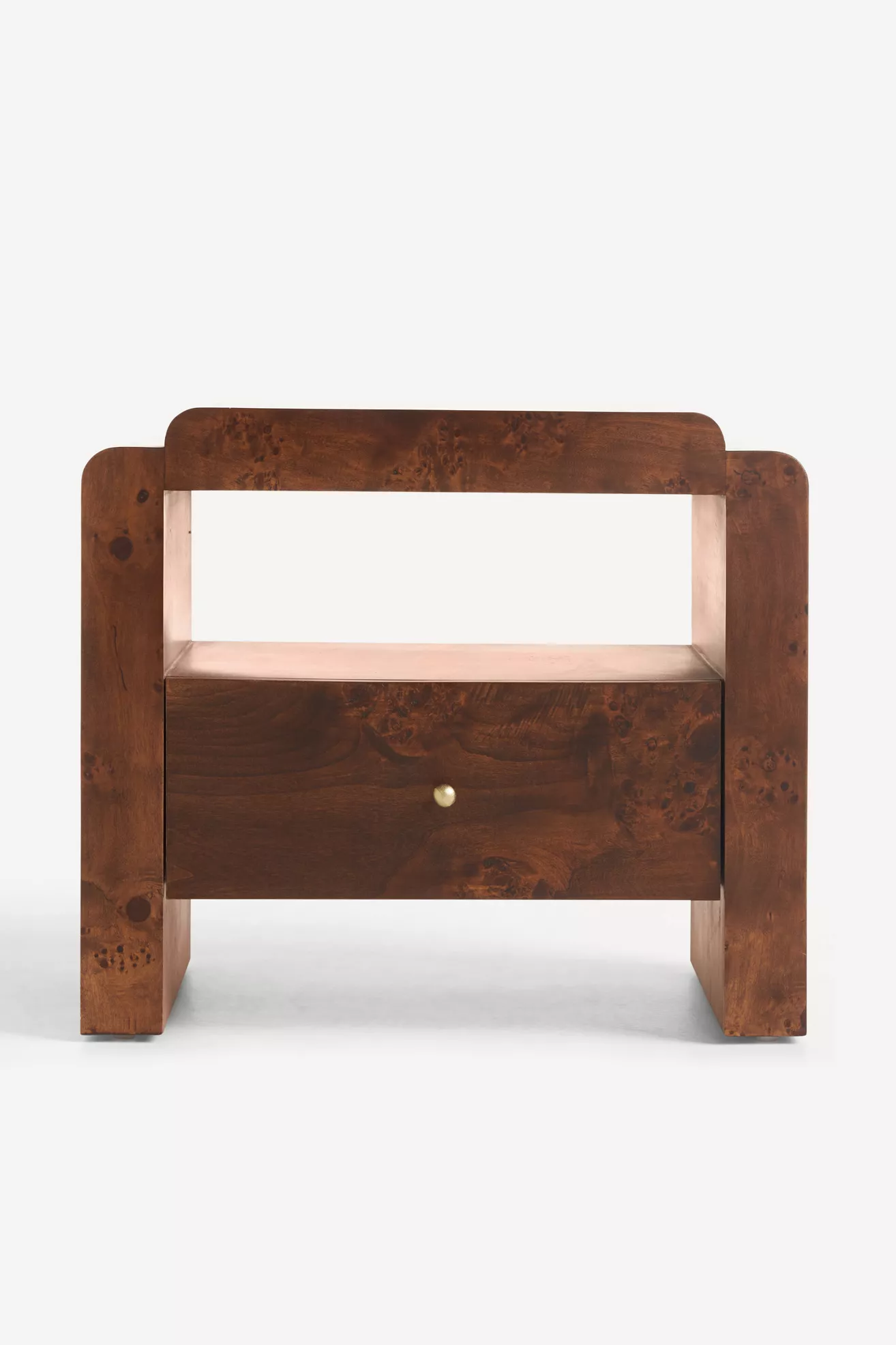 Shura Large Burl Nightstand - thumbnail 4