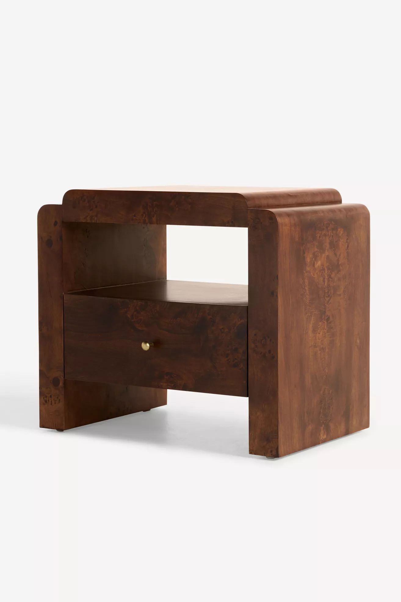 Shura Large Burl Nightstand - thumbnail 5