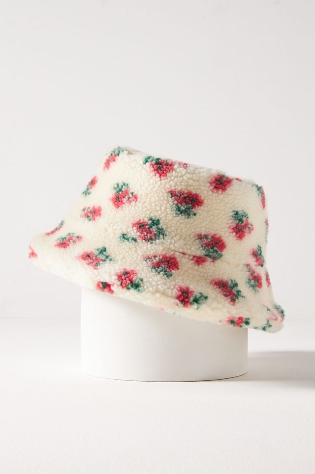 Sombrero Cubo Sherpa Floral By Anthropologie #2
